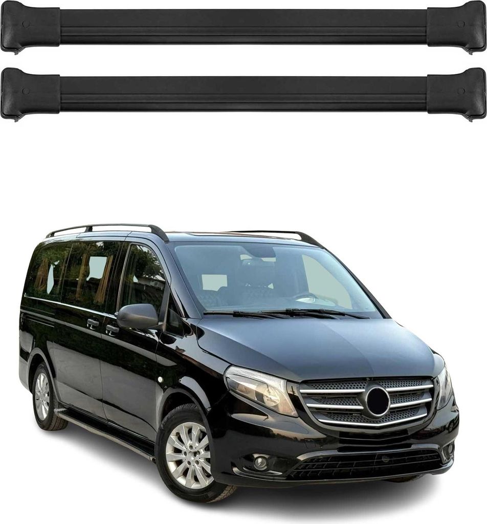 Dachträger für Mercedes Viano Vito W638 W639 W447 2003-2025 Immagine del prodotto 