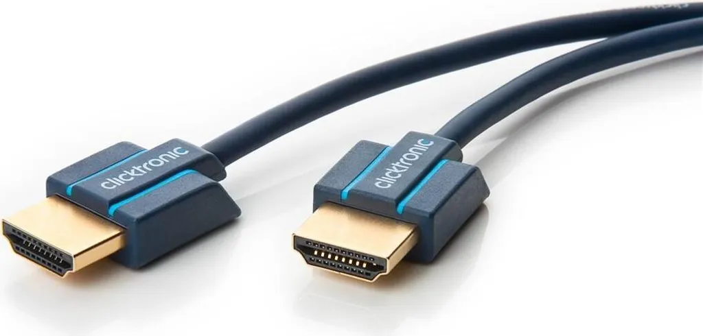 Cavo HDMI Clicktronic 0,5m Professional Slim | 4K High Speed Ethernet