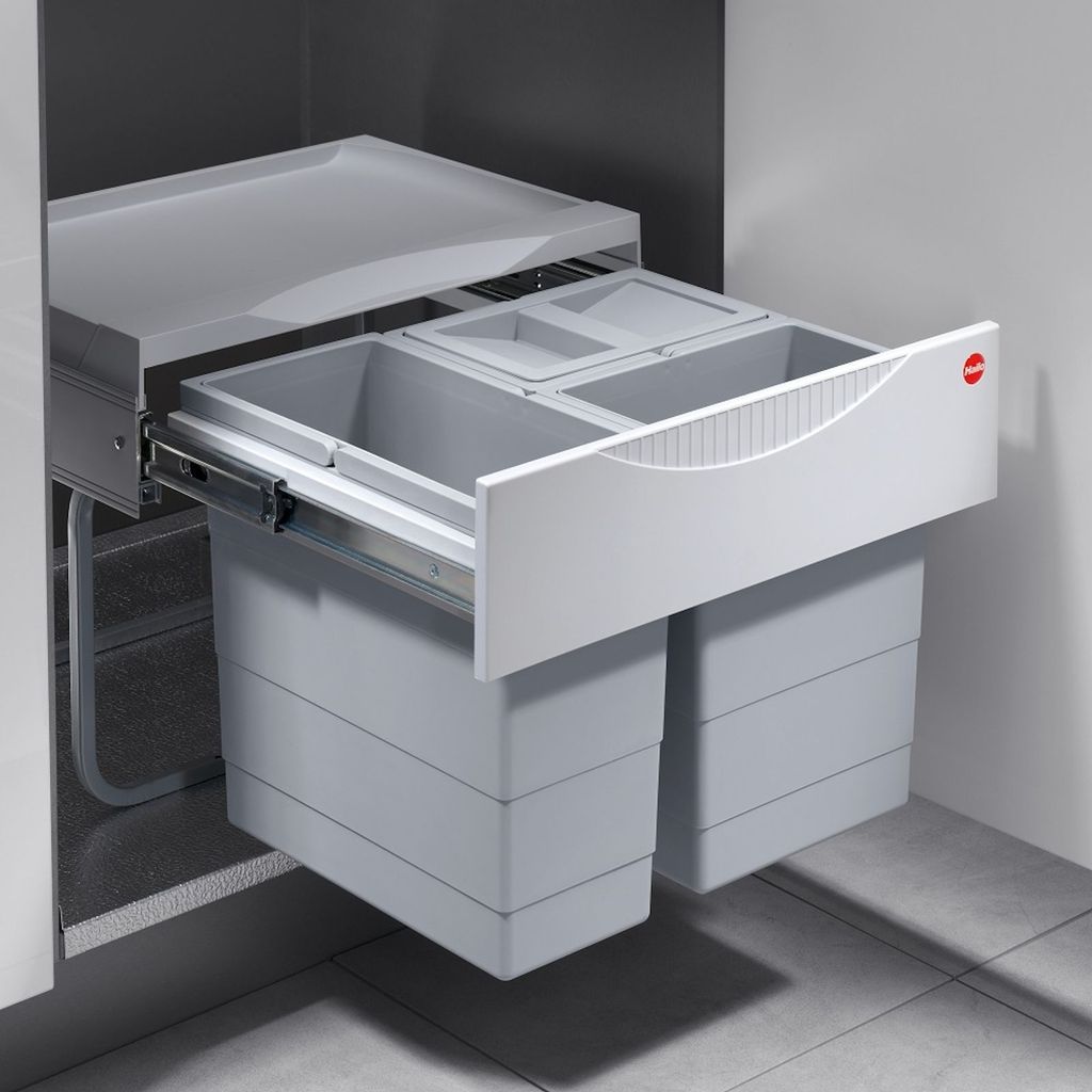 HAILO Abfallsorter 29 (12 + 2x8,5) Liter RAUMSPAR TANDEM S Produktbild 