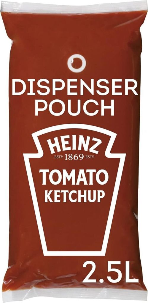 Heinz Tomato Ketchup Tomatensauce im Spenderbeutel 3 x 2500 ml 7500ml