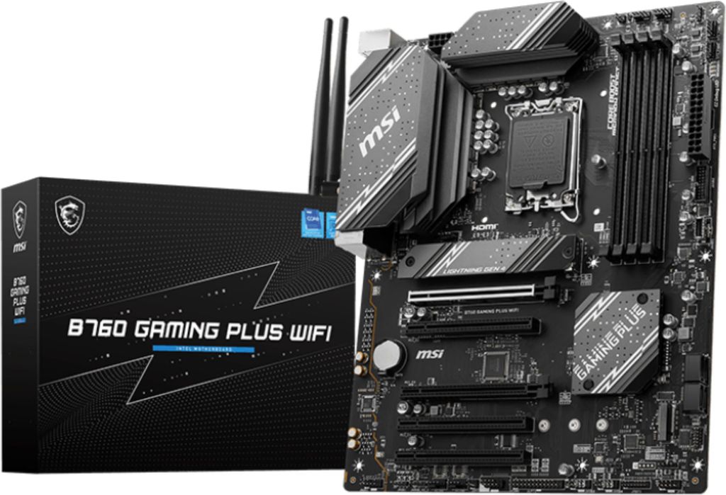 MSI MAG B760 Gaming Plus Wifi (B760,S1700,ATX,DDR5) Immagine del prodotto 
