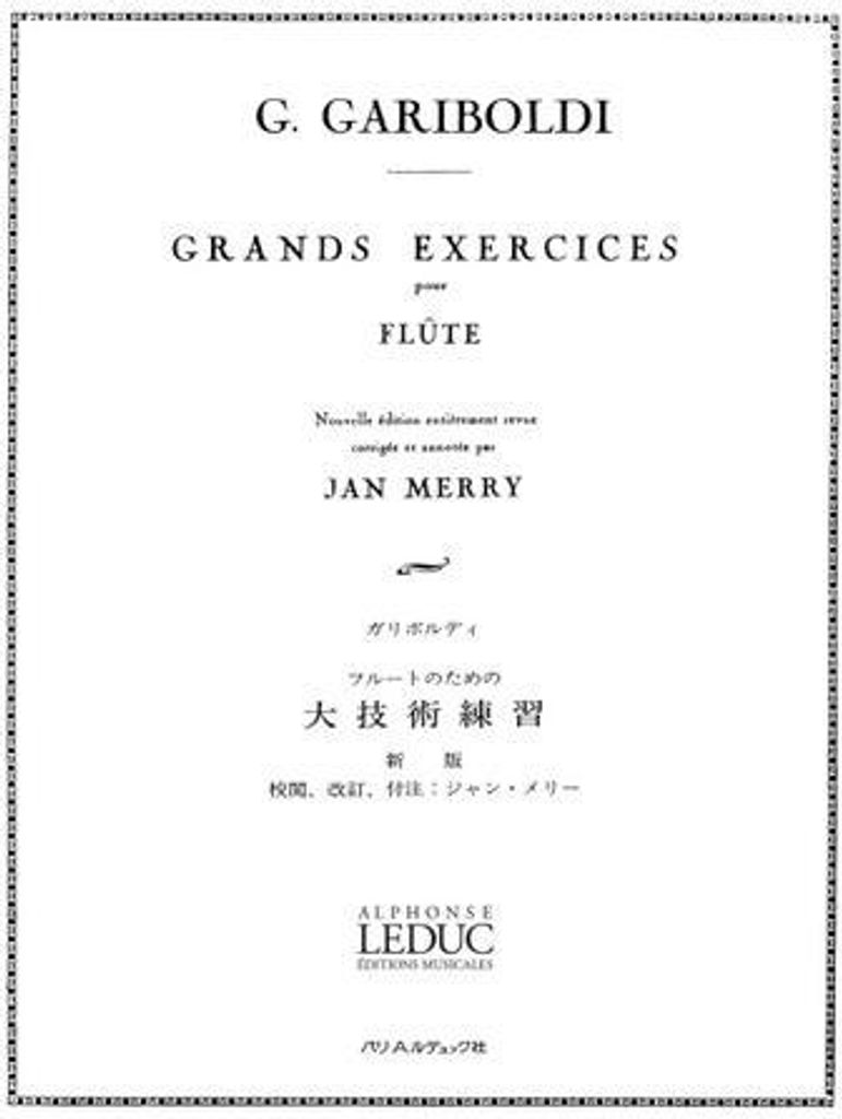 Grands Exercices pour flûte