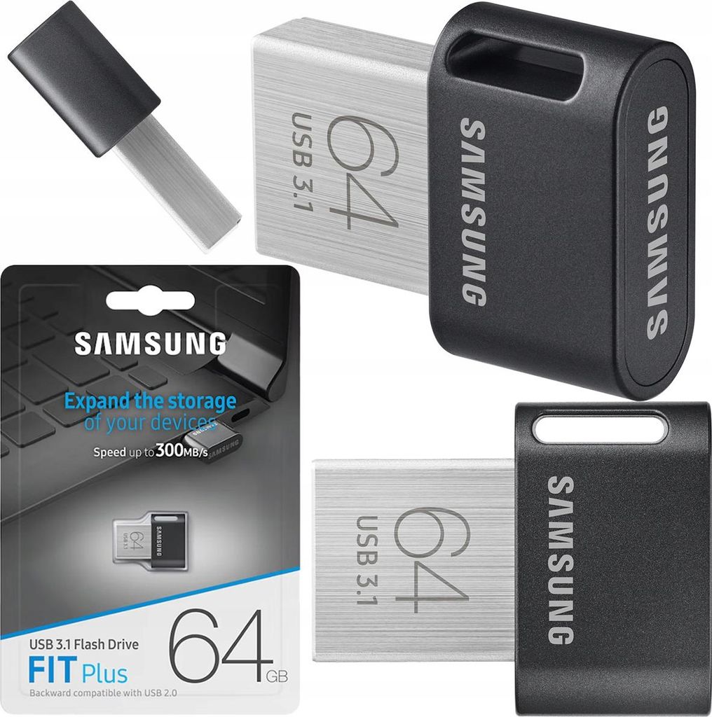 Samsung MUF-64AB, 64 GB, USB Typu-A, 3.2 Gen 1 (3.1 Gen 1), Zdjęcie produktu 