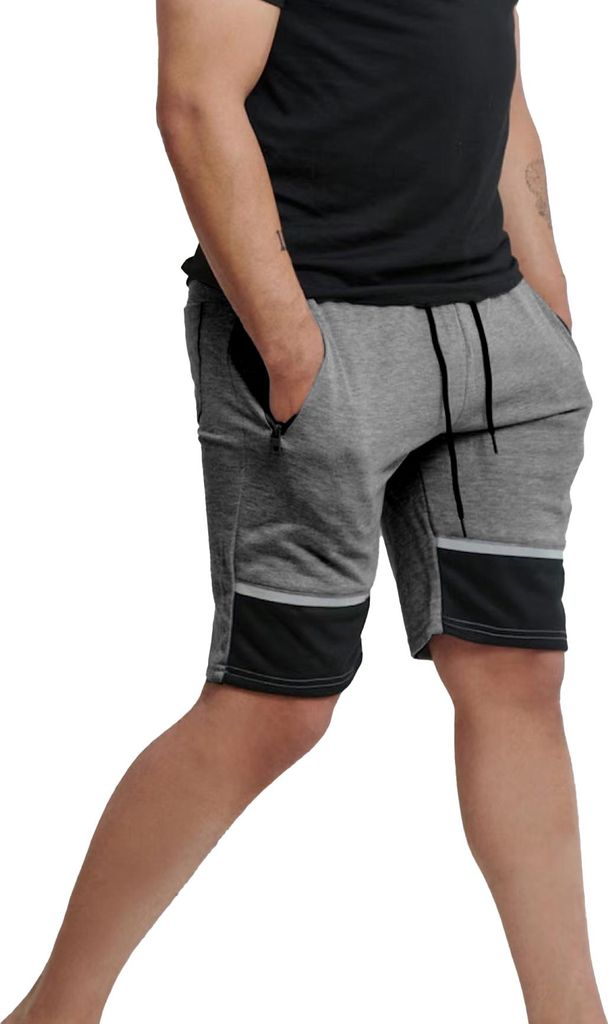 Forbest Kurze Basic Sport Training Shorts Jogger Sweat Pants Freizeit Hose Größe: XXL