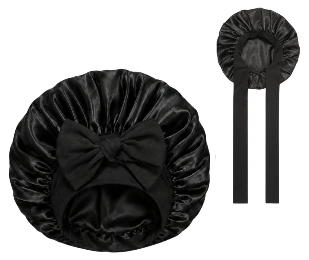Luxe Bonnet Satijn Verstelbaar - 2 Stuks - Satijnen Productafbeelding 