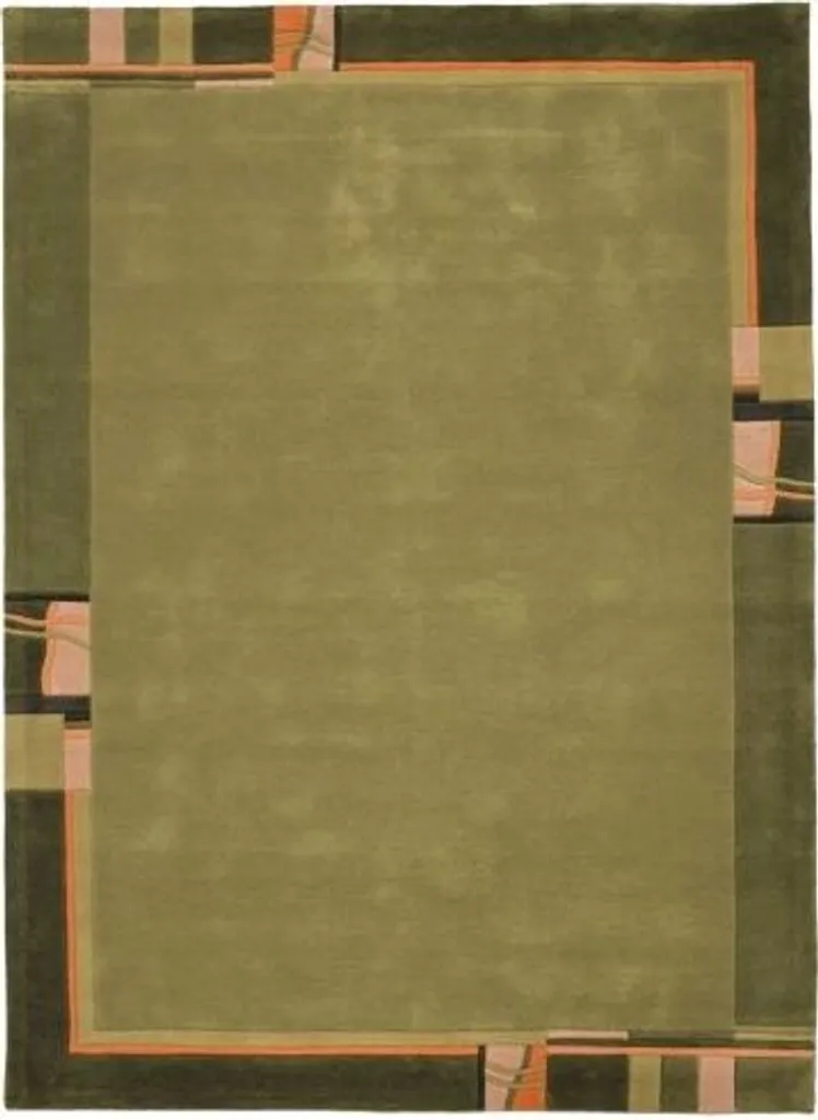 Tapis Phoenix 2147-05 Vert 70x140 cm : Douceur et Haute Capacité d'Absorption