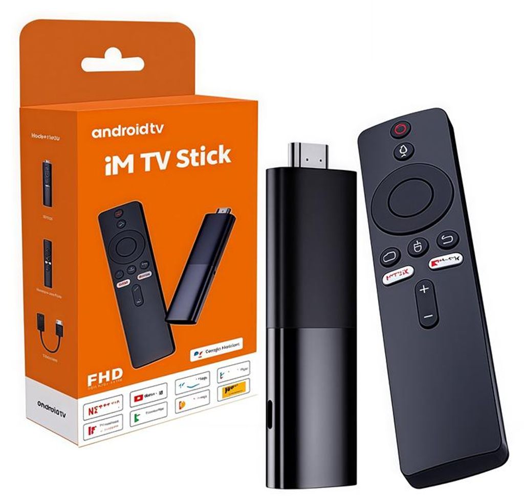 ZELURXX 4K Android TV Stick HDR10+ Google Sprachassistent Produktbild 