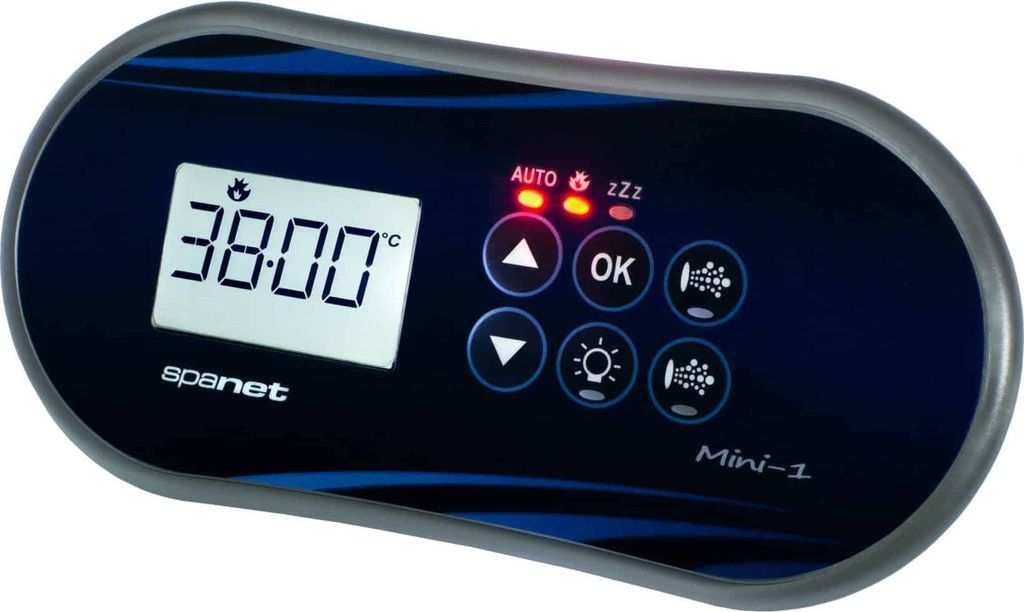 SV Mini Whirlpool-Bedienfeld, schlankes, flaches, platzsparendes Touchpad, Knochen