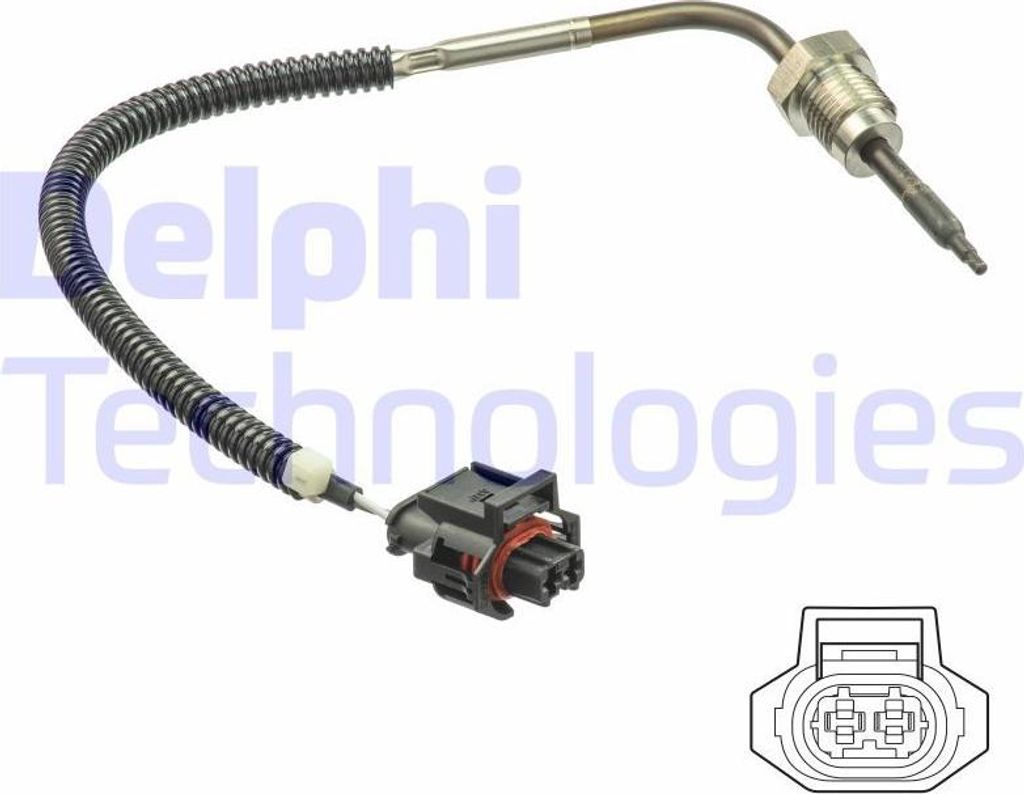 DELPHI TS30198 Abgastemperatursensor OE 25183660 kompatibel mit Captiva
