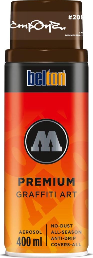 Spray PREMIUM 400ml #209 dunkelbraun CMP Packung mit 6 Stück