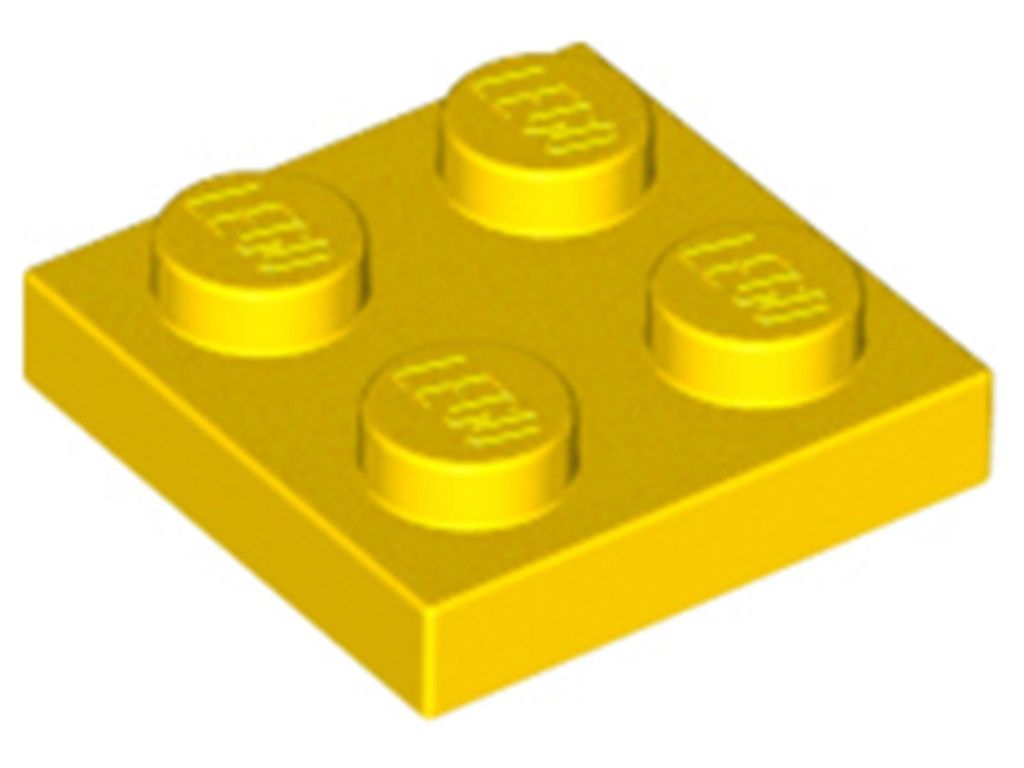 Lego 2x2 Platten 3022 - 1 Stück Gelb