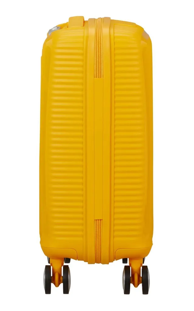 Valise Soundbox Mini Spinner 47 Jaune en Polypropylène Robuste et Légère - 4