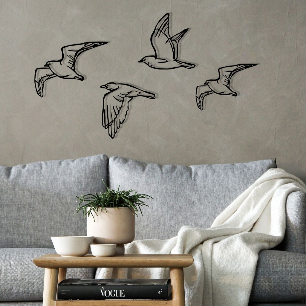 Wallity, Zevahir, Wanddeko, Schwarz, Metall, 100 x 24 cm