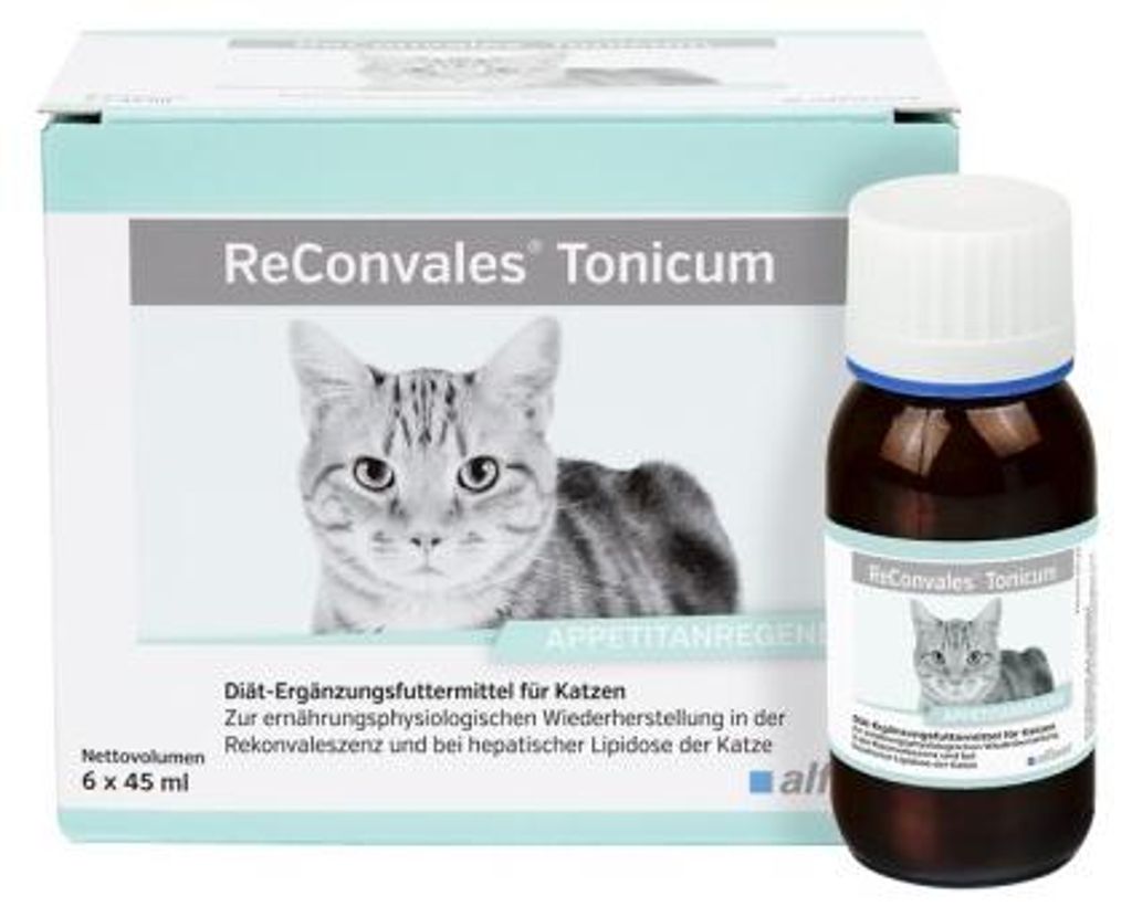 ReConvales Tonicum Katze 6 x 45 ml Aufbaunahrung Appetit Produktbild 