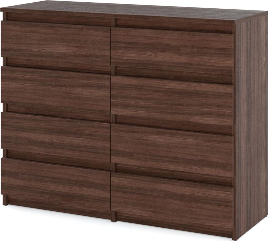 Komoda 8 Szuflad 120Cm Nowoczesna Szafka Rtv Do Salonu Zdjęcie produktu 
