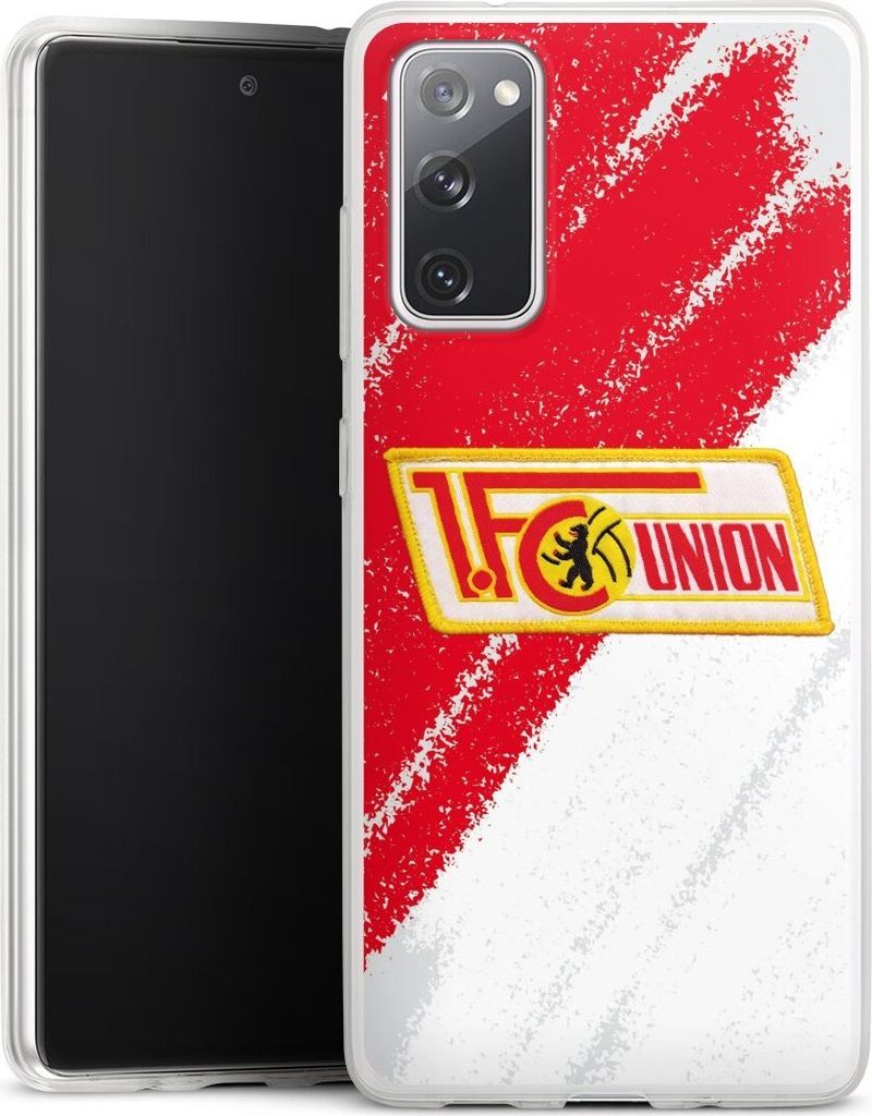 DeinDesign Slim Hülle für Samsung Galaxy S20 FE 5G Silikon Case Ultra Dünn Handyhülle 1. FC Union Berlin Logo Offizielles Lizenzprodukt