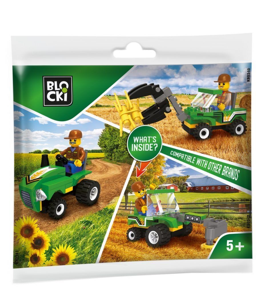 BLOCKI MyFarm Trekker Bausatz Traktor Spielzeug Produktbild 