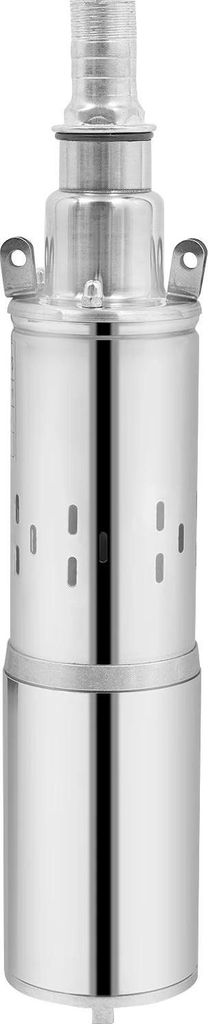 Solar-Wasserpumpe - Tauchpumpe für Tiefbrunnen zur Bewässerung - 24V DC - 200W - Fördermenge 1,5 m³/h - Förderhöhe 30 m - Auslass 2,5 cm - Ed...