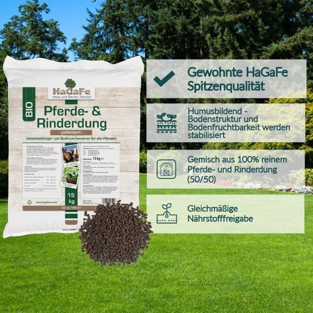 HaGaFe Buchsbaum & Kirschlorbeer Dnger 30kg (3x10kg)   Organisch-Mineralisch Spezialdnger