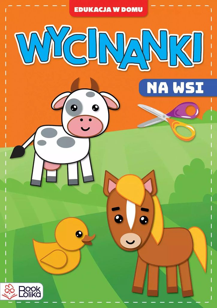 Bookolika: Wycinanki. Na Wsi - Ćwiczenia Sprawności Manualnej Dla Dzieci
