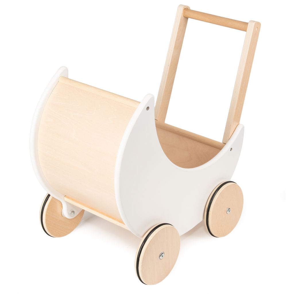 COIL Puppenwagen, Lauflernwagen, Lauflernhilfe, aus Holz, Produktbild 2