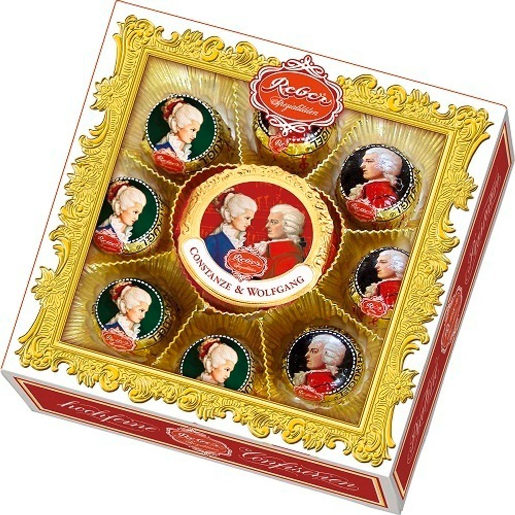 Reber Mozart Baroque boules Constanze et Wolfgang Mozart Image du produit 