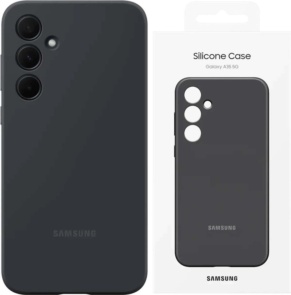 Samsung Silicone Case für Galaxy A35, Black Produktbild 