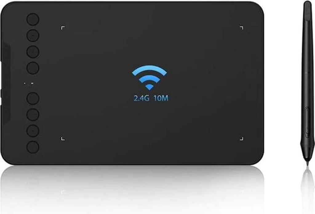 Tablette graphique 8192 niveaux et contrôle inclinaison sans fil Pro