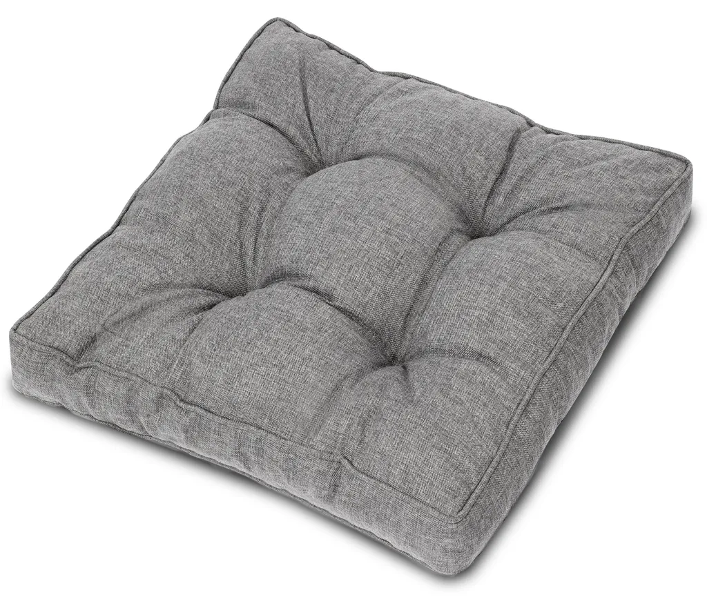Coussin de salon extérieur Beautissu Beauflair 50x50 cm gris clair