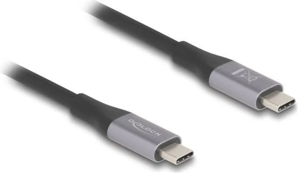 Delock 81191 DELOCK USB 40 Gbps Kabel USB Type-C St > St PD 3.1 240W 1m