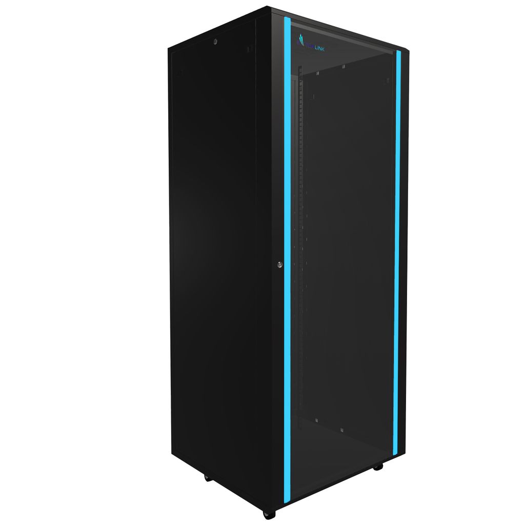 Extralink 19 Zoll Netzwerkschrank 42U 800x800 Schwarz Produktbild 