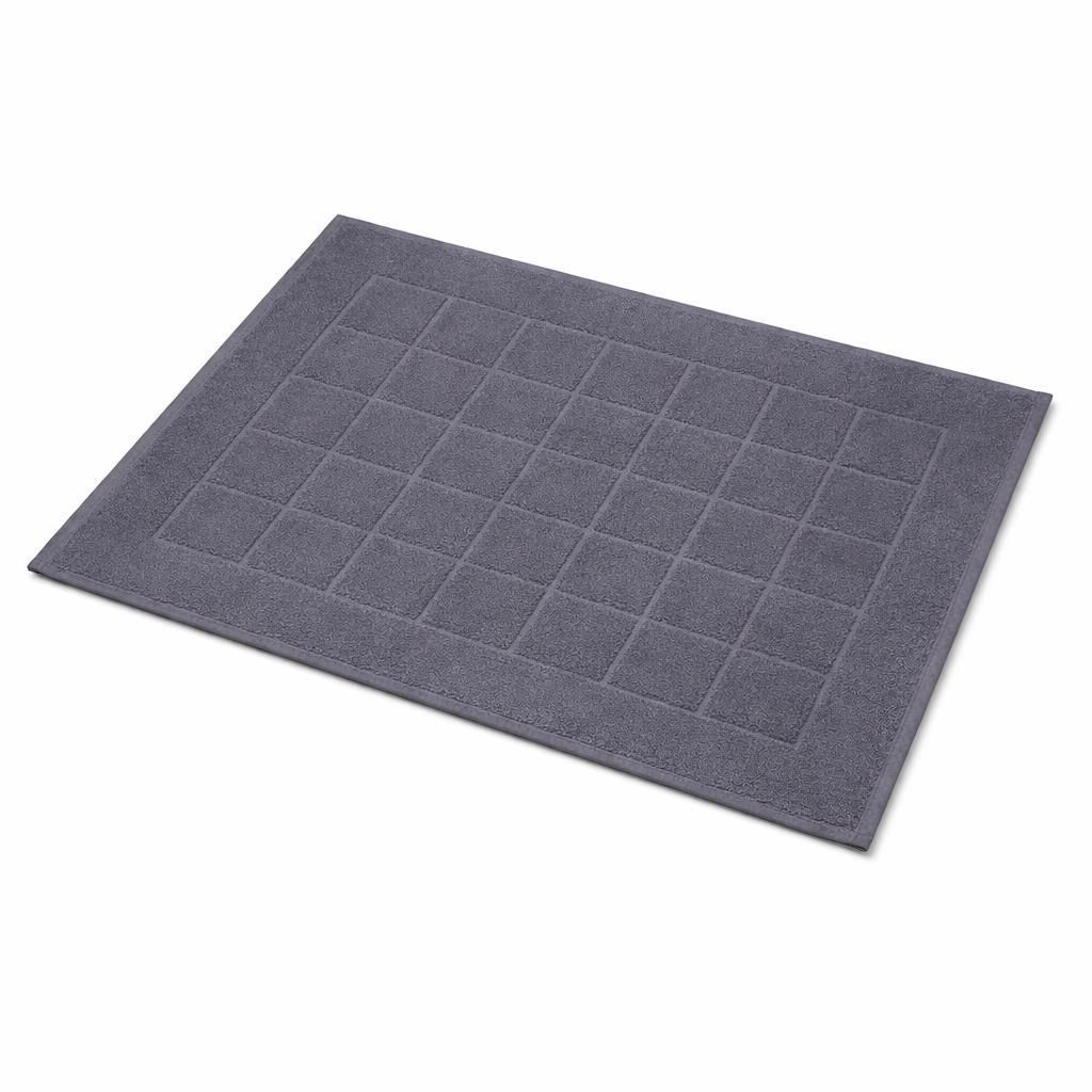 Betz Badvorleger Berlin Größe 50x70 cm 100% Baumwolle Badematte Badteppich Duschvorlage Qualität 650 g/m² Farbe dunkelgrau