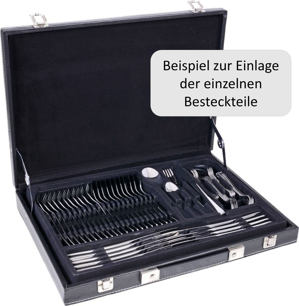 Koffer leer Kunstleder für 60-tlg. Besteck Produktbild 3