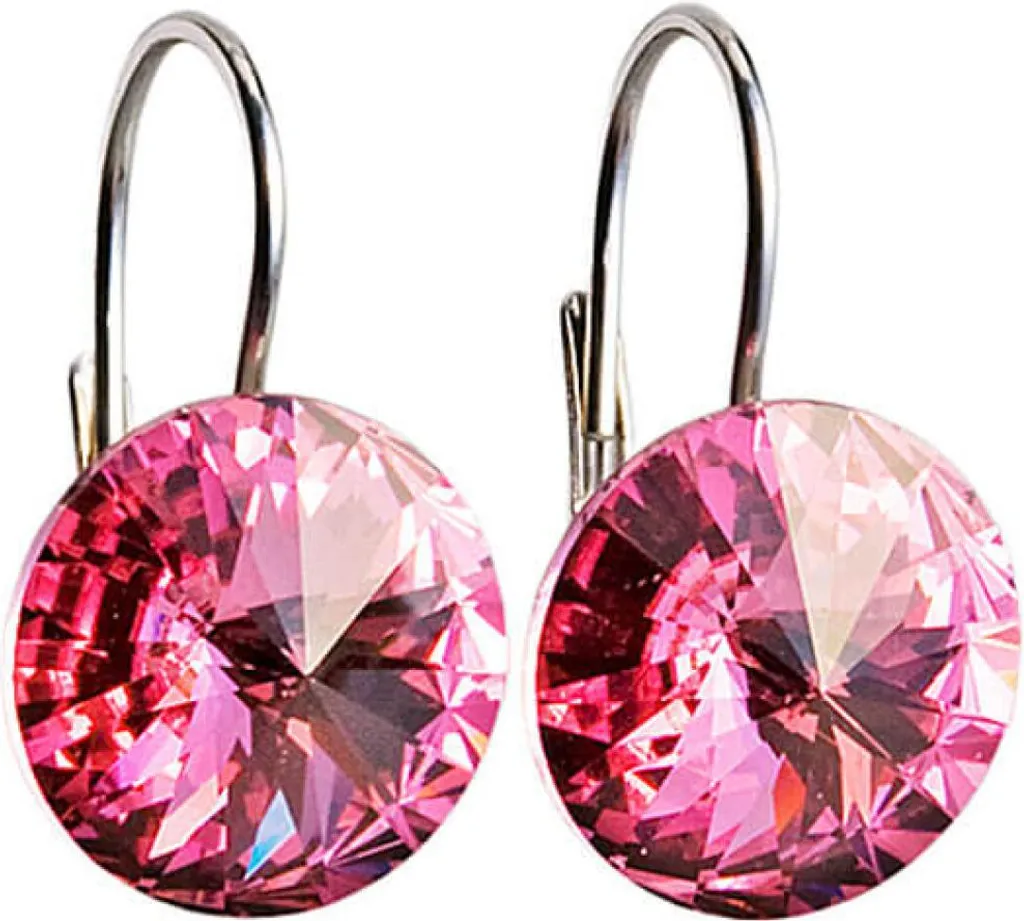 Orecchini Argento 31106.3 Rosa: Eleganza Artigianale per il tuo Look