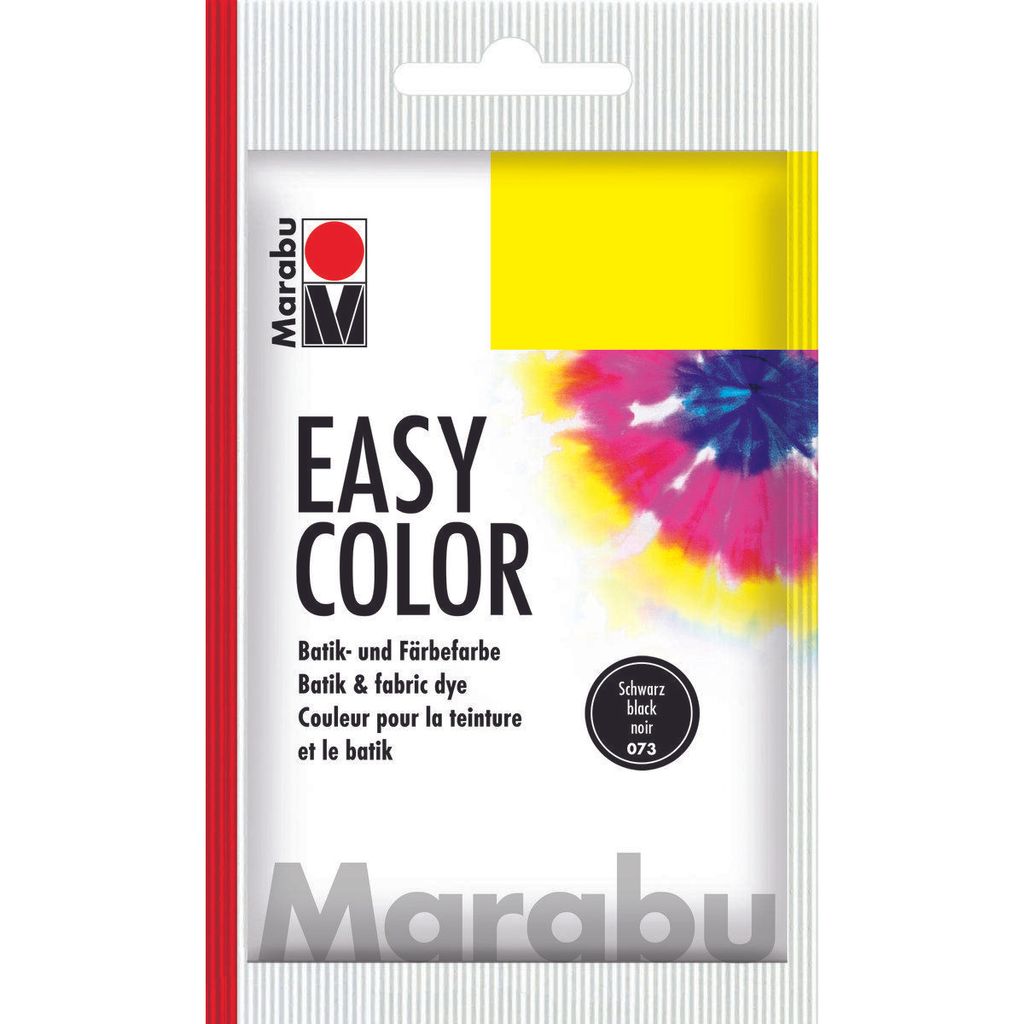 EasyColor - schwarz 073 25 g. Packung mit 10 Stück
