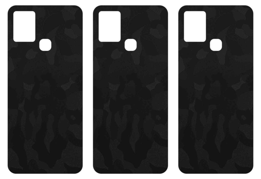 apgo Rückseite Schutzfolie, Skin, kompatibel mit Infinix Smart 5A, Hinten Displayschutzfolie aus Vinylfolie, kratzfest, einfache Montage - Schwarz...