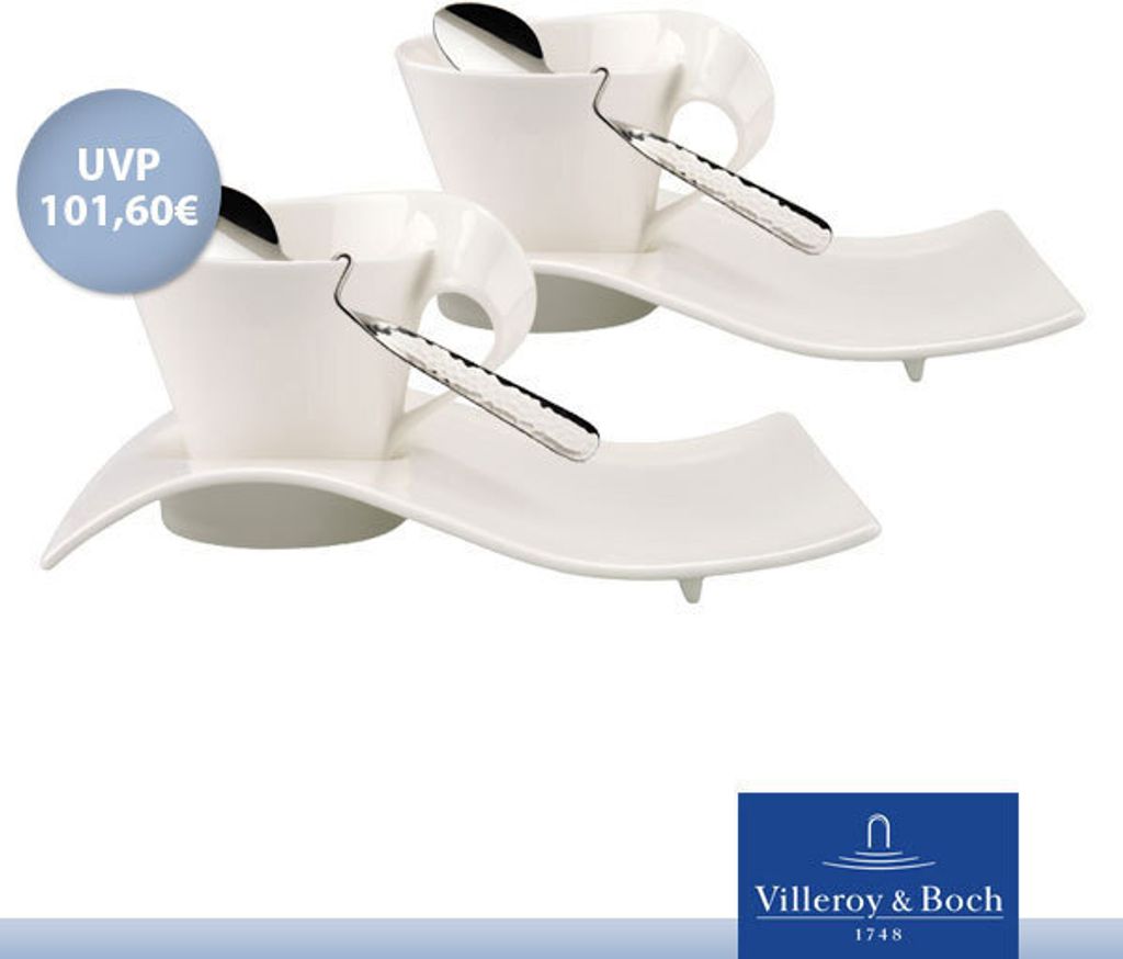Villeroy & Boch New Wave Caffé Becher-Set 6-tlg. Produktbild 