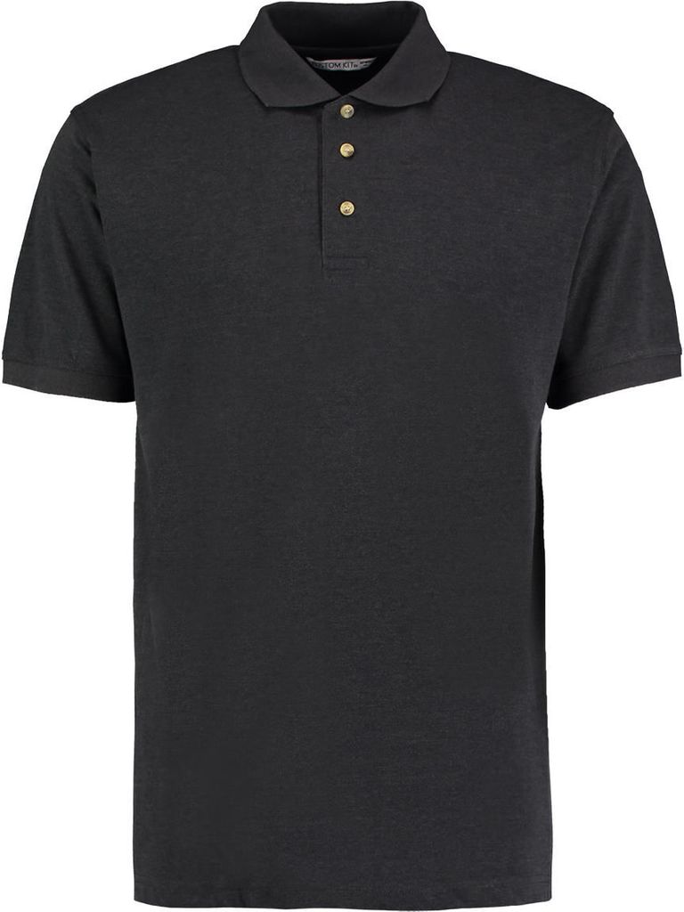 Kustom Kit Workwear Herren Polo-Shirt, Kurzarm BC606 (XL) (Kohlegrau)