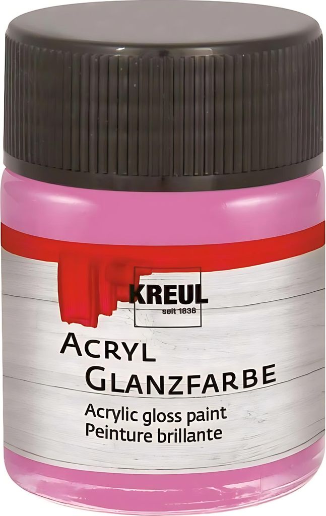 Kreul 79506 Vernice acrilica Rosa 50 ml 1 pz Immagine del prodotto 