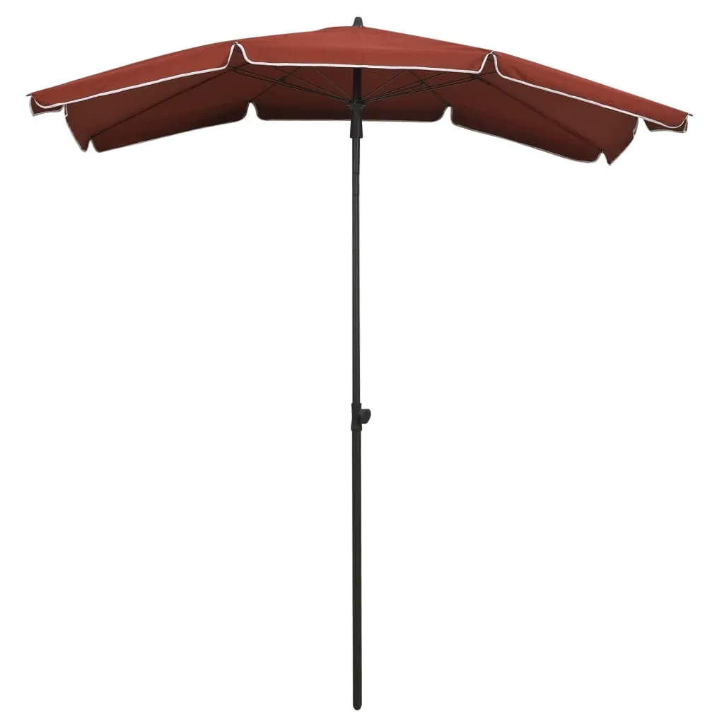 Ombrellone vidaXL 200x130 Terracotta: Design Salvaspazio per Balconi