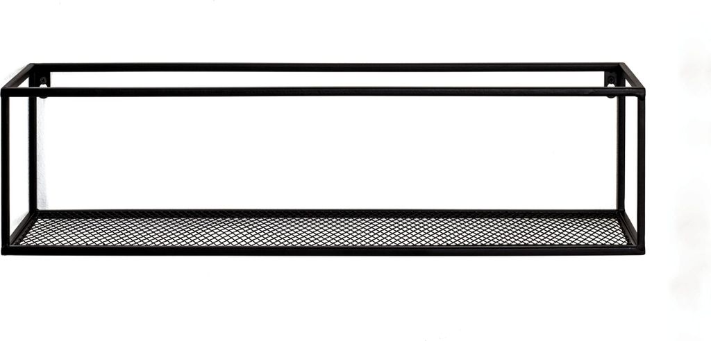 HAKU Möbel Wandregal Leicester 50 BHT 50x16x16 cm schwarz Produktbild 