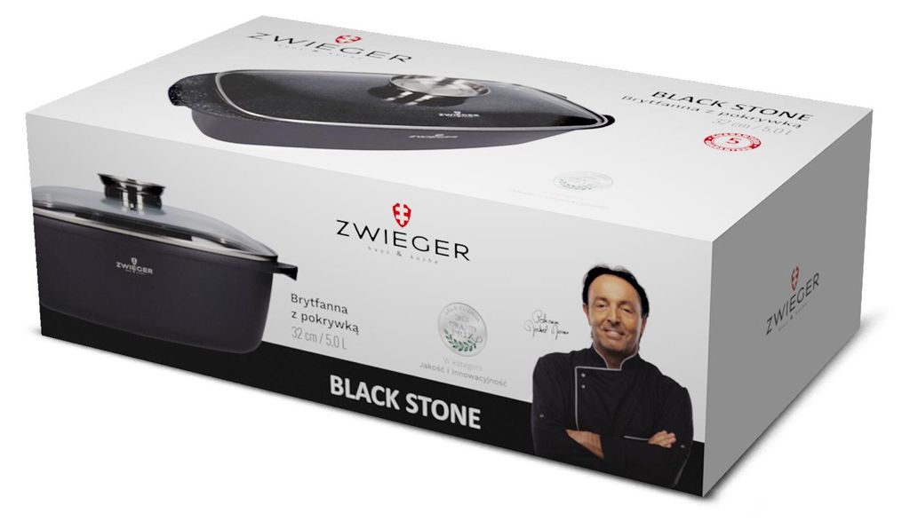 Brytfanna 32cm Black Stone Zwieger Zdjęcie produktu 