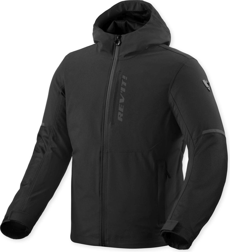 Revit Traffic 2 H2O wasserdichte Motorrad Textiljacke, schwarz, 2XL