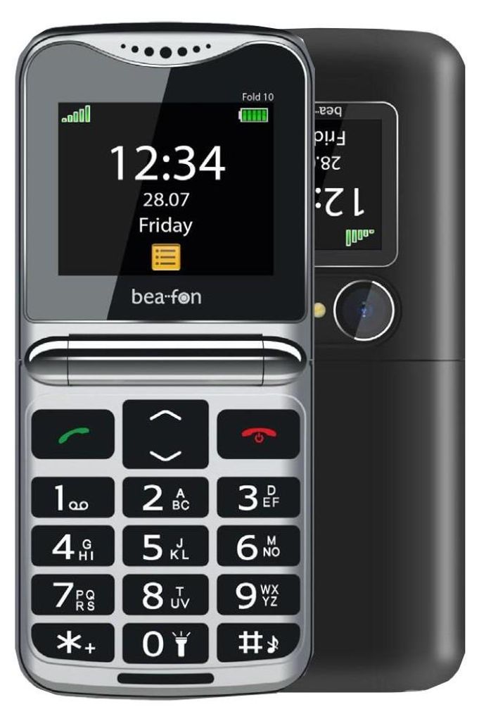 Téléphone portable Beafon Fold 10 noir Image du produit 
