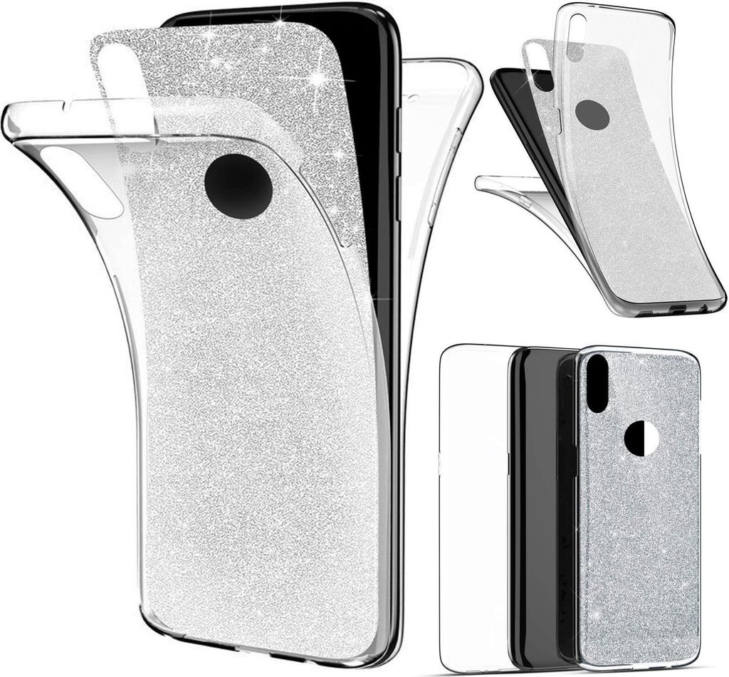 Huawei P40 Pro Full TPU Glitzer Case Transparent