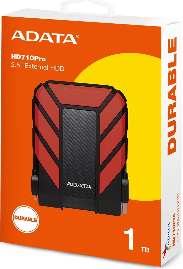 Disque dur externe ADATA HD710 Pro 1000 Go Noir antichoc ultra robuste