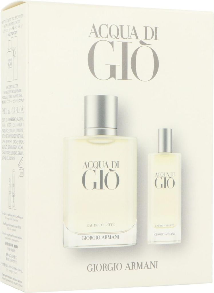 Zestaw Armani Acqua Di Gio Pour Homme Edt 100ml + Edt 15ml Obrázok produktu 