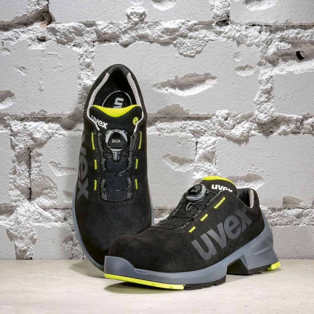 uvex 1 Halbschuhe S2 schwarz, gelb Weite 11 Gr. 43 Produktbild 8