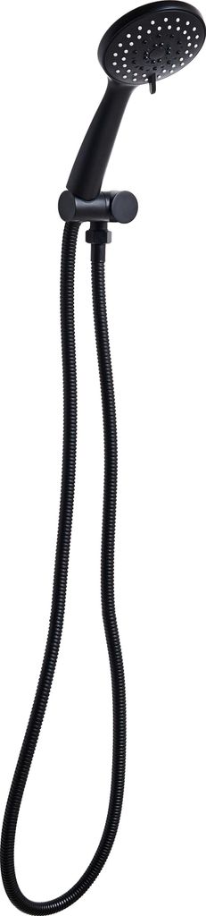 BELIANI Duschkopf mit Brauseschlauch Schwarz Matt ABS Edelstahl 3 Strahlarten Modern Klassisch Handbrause Set für Badezimmer Dusche