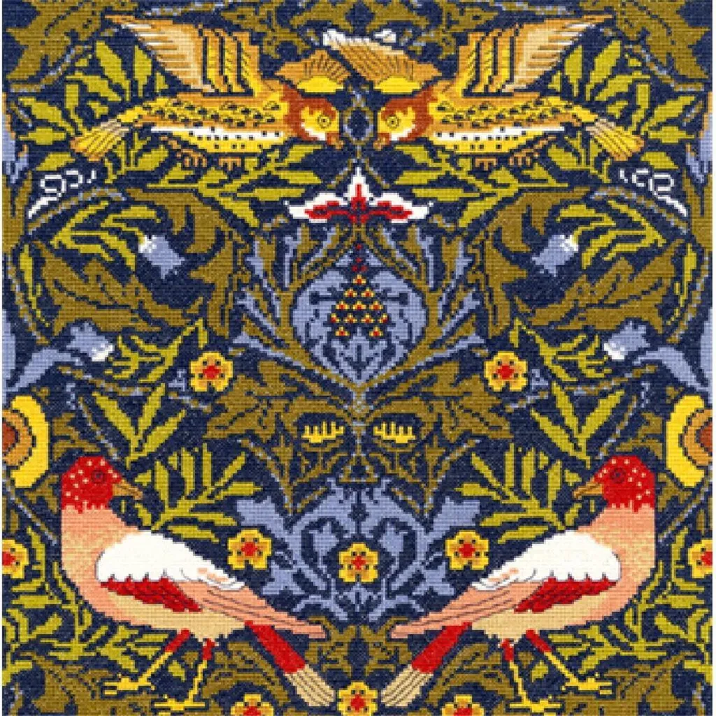 Broderie Point de Croix Compté Motif Oiseau Bothy Threads Kit Complet XAC2